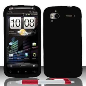  HTC Sensation 4G (T Mobile) Black Soft Rubber Premium 