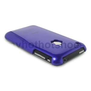  Apple iPhone 3g Slim Fit Hard Case Glossy Blue Everything 