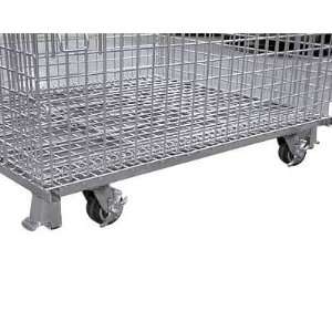  Atlas Collapsible Wire Mesh Junior Basket with Casters 