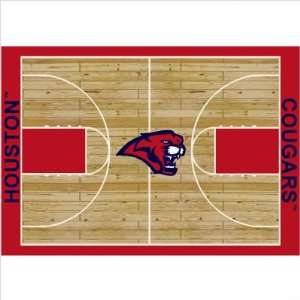 College Court Houston Cougars Rug Size 7 8x10 9 