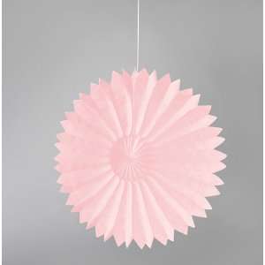  Classic Pink Paper Tissue Fans