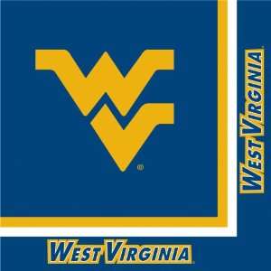   West Virginia Mountaineers Luncheon Napkins (20 Count) Toys & Games
