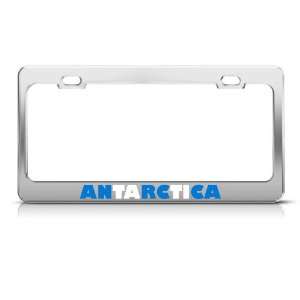 Antarctica Flag Country Metal license plate frame Tag 