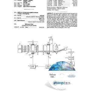  NEW Patent CD for OPTICAL PULSE EXPANSION SYSTEM 