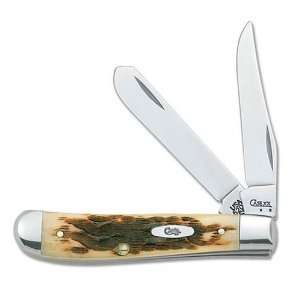 W.R. Case Sons Cutlery Trapper Mini Amber Clip Spey Blades 