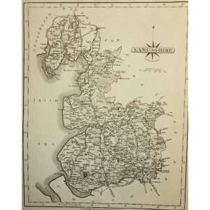  Cary map of Lancashire (1787)