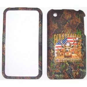  Apple iPhone 3G/3GS CAMO DEER FLAG Faceplate/Case/Cover 