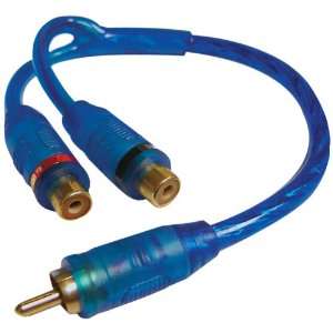   Male Double Shielded Competition Series RCA Y Adaptor