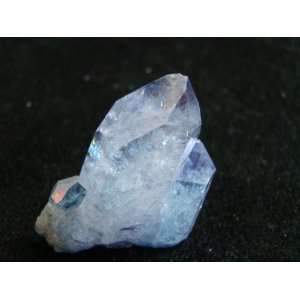   Blue Aqua Aura Quartz Left Activation Crystal Cluster 