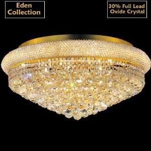   Ceiling Light Solid Brass Lead Oxide Crystal