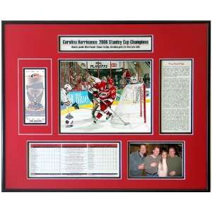  Carolina Hurricanes 2006 Stanley Cup Ticket Frame Sports 