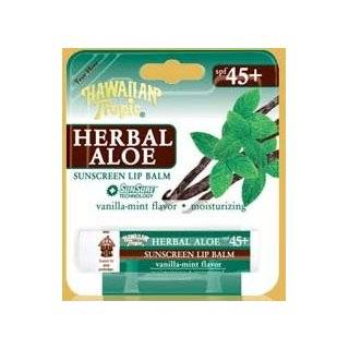 Hawaiian Tropic Vanilla Mint Herbal Aloe Flavored Lip Balm