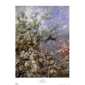  Apple Blossoms by Olga Wisinger Florian 28x38 Electronics