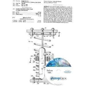  NEW Patent CD for OVERLOAD SPRING STRUCTURE Everything 