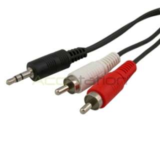 FT /iPod to Stereo Y Adapter 3.5mm 2 RCA Cable 6FT  