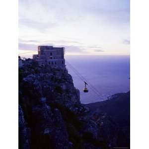  Cable Car Going up Table Mountain, Cape Town, South Africa 
