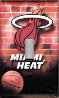 NBA Miami Heat Single Light Switch Plate Cover  