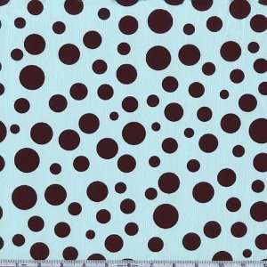  45 Wide Michael Miller Lolli Dot Aqua Fabric By The Yard 