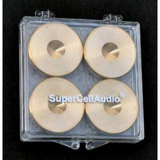  Audio Video Component Equipment Solid Brass Isolation Feet 