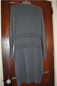 NWOT H&M Mama Maternity Long Charcoal Gray Cardigan Sweater Jacket 