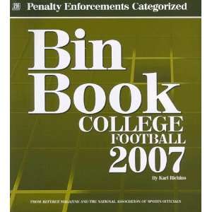  Bin Book College Football Penalty Enforcements 