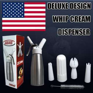Cream Whipper Dispenser Whip It use with Cream Charges  
