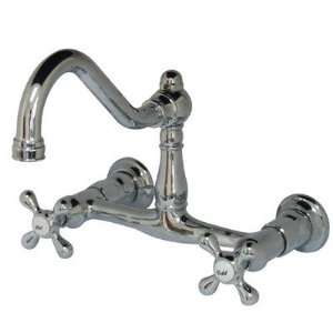 Elements of Design ES324AX Vessel Sink Faucet with Metal Cross Handles 