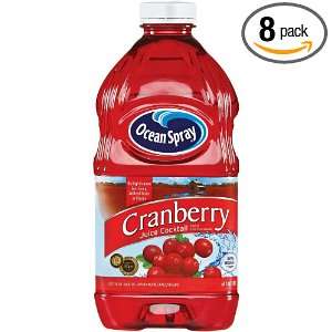 Ocean Spray Cranberry Cocktail Juice, 64 Ounce Bottles (Pack of 8 