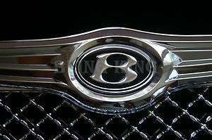 Bentley B Chrysler 300 emblem badge chrome  