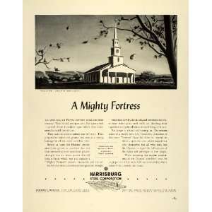   Church Mighty Fortress Alloy Metal   Original Print Ad