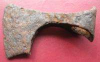 ANCIENT MEDIEVAL IRON FIGHTING AXE RT 71  