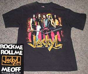 Vintage Jackyl Me Off Band Concert Rock Tour T Shirt XL Nice Hair 