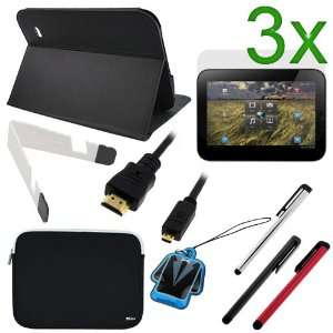   Stand + Micro HDMI Cable + 3 Pack of Universal Stylus + LCD Screen
