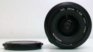 Minolta 28mm f2.8 Lens MD prime mint w/ Original Box 043325411700 