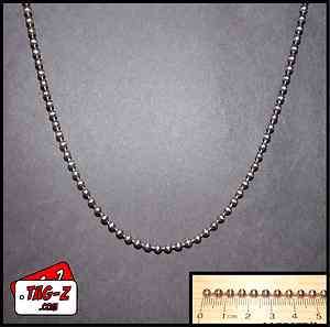 30   4.0mm   STAINLESS STEEL BALL CHAIN NECKLACES  