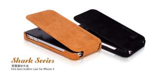   Pineapple Series real leather BLACK case for IPHONE 4/4S+BOX  