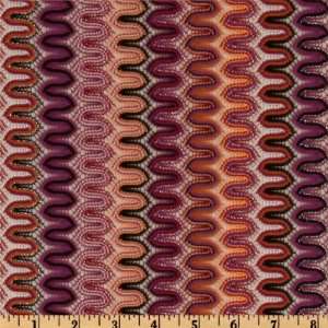  56 Wide Knit Psychedelic Stripes Multi Fabric By The 