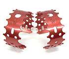   Cages Mini Round Anodized Red NOS w/ scratches old school bmx crupi vg