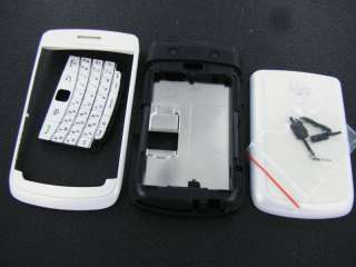 White RIM BlackBerry Bold 9700 Full Housing Case Cover  
