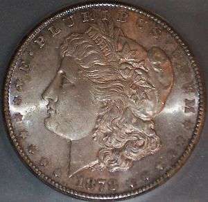 1878 S Toned MS 64 Certified Morgan Silver Dollar  