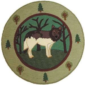  Call Of The Wild Round Area Rug