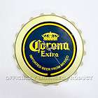 Officially Licensed Blue Corona Bottle Cap Round Neon Clock