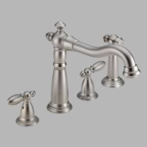  Delta Faucet 2256 SS DST Victorian, Two Handle Widespread 