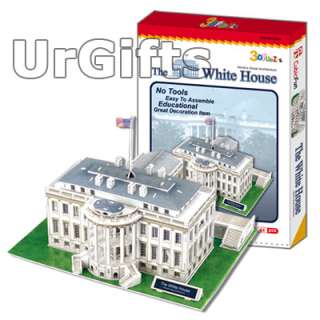 UrGifts     Paper Cardboard 3D Puzzle Model White House Building 64 