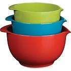 Trudeau Melamine Mixing Bowls, Set of 3   TWO DAY SHIP