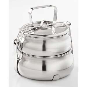  Happy Tiffin, Large 2 Tier Pyramid Tiffin Food Carrier 