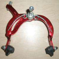 RED ANODIZED LOWRIDER BMX CALIPER BRAKES PART 463  