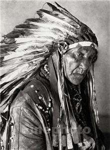1927 OKLAHOMA Western Osagi Indian Chief By E.O. HOPPE  