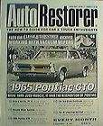 AUTO RESTORER  1965 PONTIAC GTO 1968 Ford Mustang Project TUNING A 