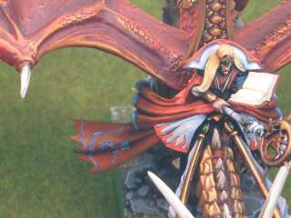 Warhammer DPS Painted High Elf Lord on dragon HE004  